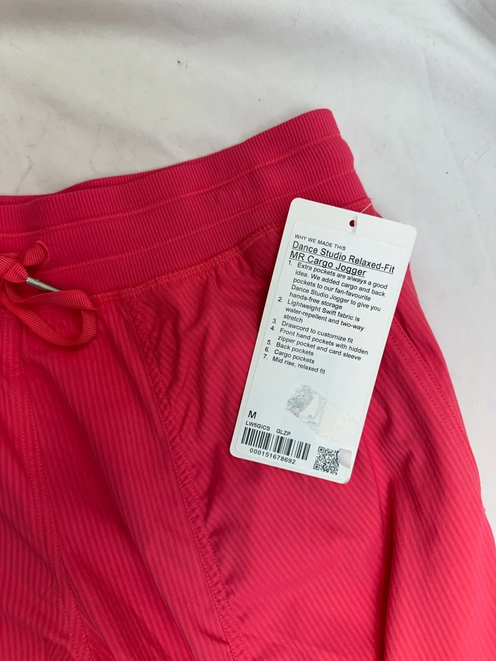 lululemon athletica Dance Studio Cargo Joggers in Bright Pink M NWTS